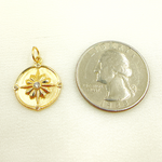 Load image into Gallery viewer, Buy Now 14K Solid Gold Diamond Charm with Star