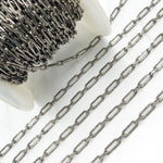 Load image into Gallery viewer, Oxidized Sterling Silver Paperclip Link Chains