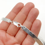 Load image into Gallery viewer, Buy Sterling Silver 5.5mm Herringbone Necklace
