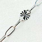 Load image into Gallery viewer, Buy Now Sterling Silver Marina and Cable Link Chain