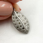 Load image into Gallery viewer, Diamond Sterling Silver Leaf Pendant