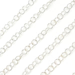 Load image into Gallery viewer, Silver Round Link Chain