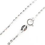 Load image into Gallery viewer, 14K Solid White Gold Cable Chain