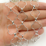 Load image into Gallery viewer, 925 Sterling Silver Clover Link Chain