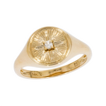 Load image into Gallery viewer, 14K Solid Gold Diamond Ring.