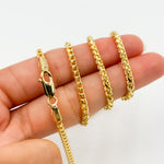 Load image into Gallery viewer,  14k Solid Yellow Gold Wheat Chain