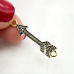 Load image into Gallery viewer, Buy Diamond Sterling Silver Arrow Connector