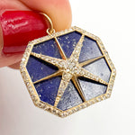 Load image into Gallery viewer, 14K Gold Star Pendants