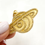 Load image into Gallery viewer, DP425. Diamond Silver Planet Shape Pendant