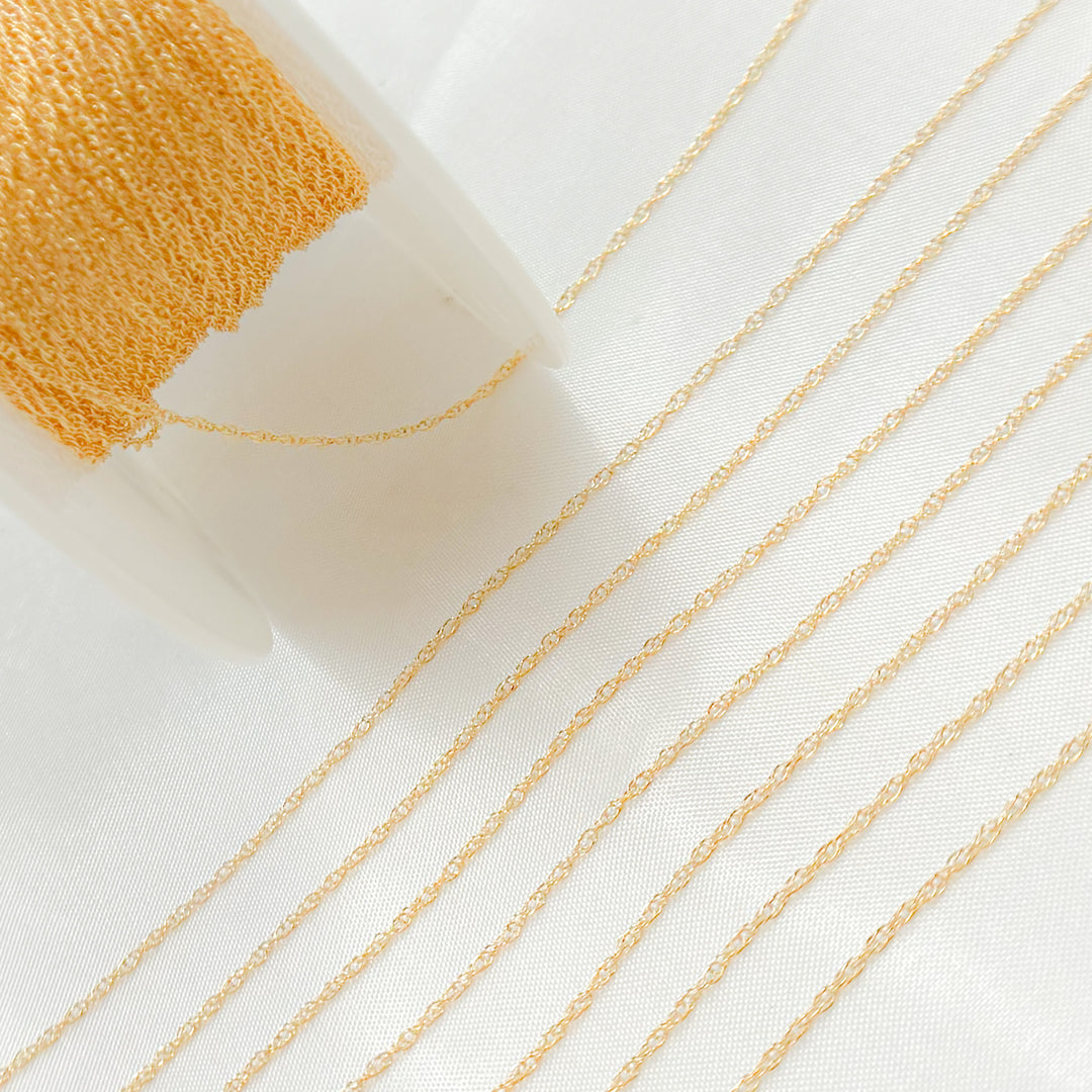 09RGF. 14K Gold Filled Rope Chain