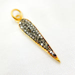 Load image into Gallery viewer, DC865. Diamond Sterling Silver Leaf Pendant
