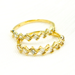 Load image into Gallery viewer, 14K Solid Gold Diamond Ring.