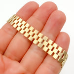 Load image into Gallery viewer, 14K Solid Gold Pattern Bracelets