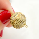 Load image into Gallery viewer, DC477. Diamond Sterling Silver Magnetic Round Clasp