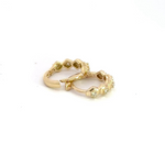 Load image into Gallery viewer, HP402076. 14K Solid Gold Diamond Hoop Earrings