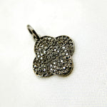 Load image into Gallery viewer, Silver Flower Charm