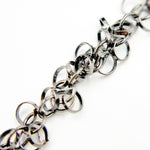 Load image into Gallery viewer, Buy Black Rhodium Sterling Silver Dangle Chain