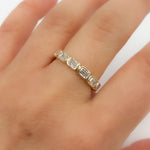 Load image into Gallery viewer, RAJ02417. 14K Solid Yellow Gold Diamond Band Ring