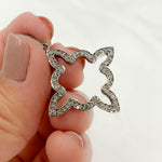Load image into Gallery viewer, DP155. Diamond & Sterling Silver Fancy Shape Pendant