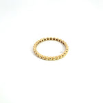 Load image into Gallery viewer, 14K Solid Yellow Gold Bead Ring