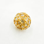 Load image into Gallery viewer, DC731. Diamond & Sterling Silver Round Bead