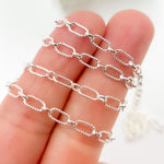 Load image into Gallery viewer, Sterling Silver Oval & Smooth Round Link Chain