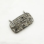 Load image into Gallery viewer, Diamond Sterling Silver Oval Pendants