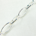 Load image into Gallery viewer, Silver Smooth Oval Link Chain