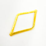 Load image into Gallery viewer, BDGP2. 35MM Gold-plated Sterling Silver Brushed Diamond Connector