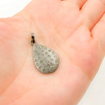Load image into Gallery viewer, DP265. Diamond Sterling Silver Drop Pendant