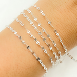 Load image into Gallery viewer, V197SS. Sterling Silver Flat Marina Link Chain