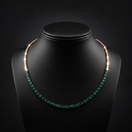 Load image into Gallery viewer, CN97277-5X3. 14K Solid Gold Gemstone Necklace