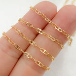 Load image into Gallery viewer, V247GF. 14K Gold Filled Diamond Cut Marina Link Chain