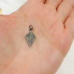 Load image into Gallery viewer, DC921. Diamond Sterling Silver Cross Charm
