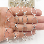 Load image into Gallery viewer, 925 Sterling Silver Oval Link Chain