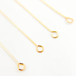 Load image into Gallery viewer, Buy Gold-filled Eye Pin 2 Inch Headpin