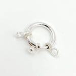 Load image into Gallery viewer, White Sterling Silver Spring Ring