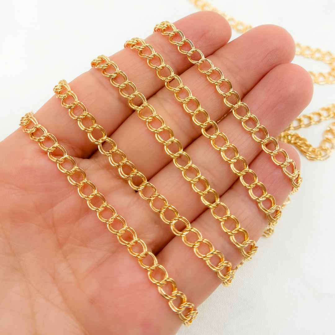 14k Gold Filled Double Curb Chains