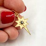 Load image into Gallery viewer, DP779. Diamond Sterling Silver Star Pendant