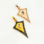 Load image into Gallery viewer, DP263. Diamond Silver Arrow Head Pendant with Polki Diamond