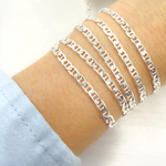 Load image into Gallery viewer, Y66SS. Sterling Silver Flat Marina Link Chain