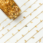 Load image into Gallery viewer, V311GF. 14K Gold-Filled Fancy Dangle Cross-Link Chain