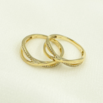 Load image into Gallery viewer, 14K Solid Gold Cross Diamond Ring.