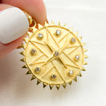 Load image into Gallery viewer, Sterling Silver Round Star Pendant