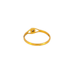 Load image into Gallery viewer, 14k Solid Gold Diamond Eye Ring.
