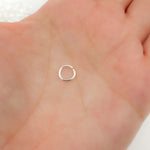 Load image into Gallery viewer, Buy White Sterling Silver Open Jump Ring