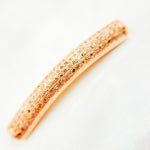 Load image into Gallery viewer, DC965. Diamond Sterling Silver Long Tube Connector