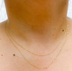 Load image into Gallery viewer, 025KF64DO. 14K Solid Gold Cable Chain