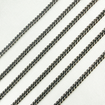 Load image into Gallery viewer, X18OX. Oxidized Sterling Silver Curb Chain