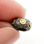 Load image into Gallery viewer, DC1105. Diamond Sterling Silver Round Spacer Bead